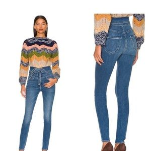 ✨NWT✨ Mother The Triple Stack Looker Jeans Wish Upon A Star Wash Women's Size 26